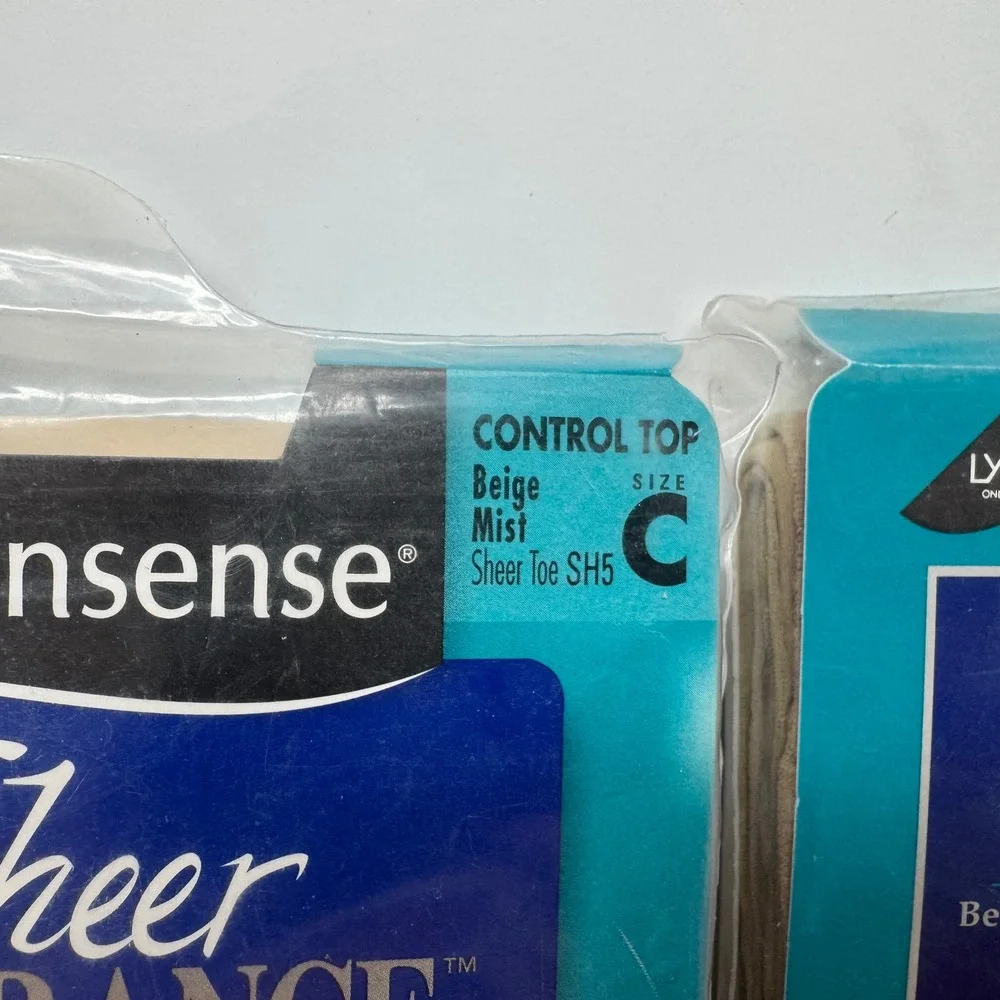 No Nonsense 3 Pantyhose 2 Sheer Endurance Tan Beige Mist Size C 1 Regular Size Q